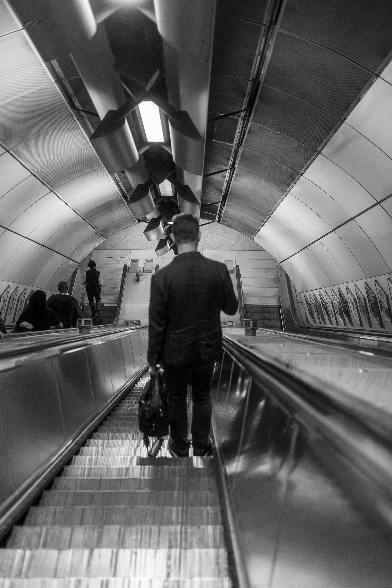 London Underground Rolltreppe